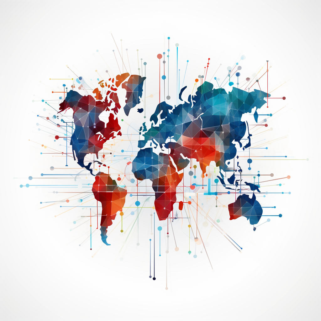 Tracelon's Global Reach in Crypto Recovery & Forensics. World map illustrating global blockchain investigation and crypto forensics services by Tracelon