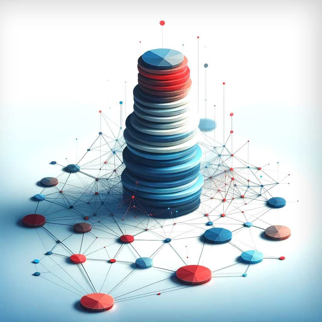 Navigating Blockchain Recovery: Path to Regain Stolen Crypto Illustration of a unique pile of coins with a connecting path, symbolizing the blockchain investigative process for recovering stolen cryptocurrency.